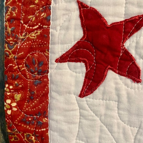 Quilted Bird In a Pear Tree Pillow Case - Picture 4 of 5